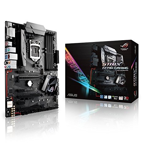 ASUS ROG STRIX Z270H GAMING LGA1151 DDR4 HDMI DVI M.2 ATX Motherboard with USB 3.1