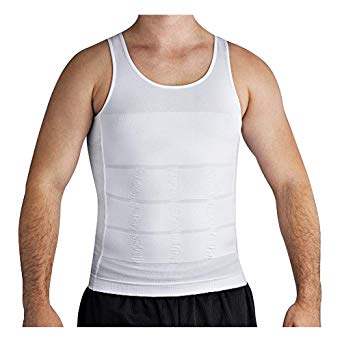 Roc Bodywear Men's Slimming Body Shaper Compression Shirt Slim Fit Undershirt Shapewear Mens Shirts Undershirts