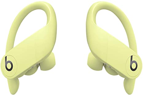 Powerbeats Pro Totally Wireless Earphones – Apple H1 Headphone chip, Class 1 Bluetooth, 9 Hours of Listening time, Sweat-Resistant Earbuds – Spring Yellow