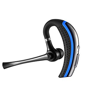 Bluetooth Headset,Adseon Wireless Bluetooth Headphones Headset Earpieces Business V4.1 with Microphone - Lightweight and Noise Reduction Earphones for Cell Phones-Sky Blue [Upgraded Version]