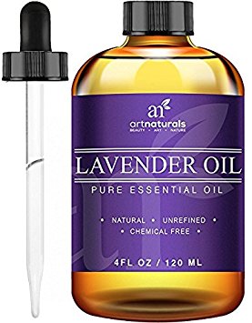 ArtNaturals Lavender Oil Set with 10 mL Lavender Oil Bottle and 10 mL Signature Zen Bottle, 4 fl. oz., 3 Piece