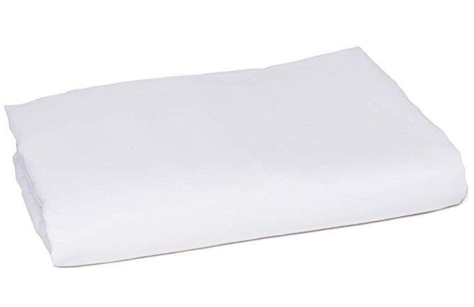 American Pillowcase Flat Sheet, 100% Percale Egyptian Cotton, 400 Thread Count, King/California King, White