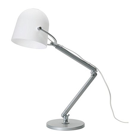 Ikea Svirvel Work Lamp, White