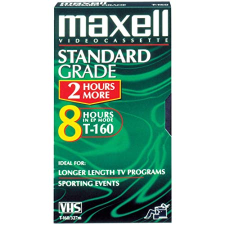 Maxell T-160 Std Standard Grade Videocassette