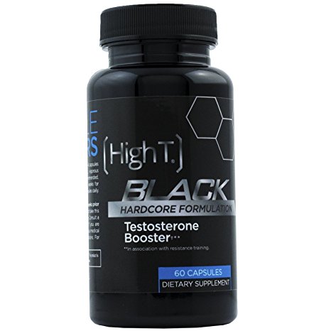 High T - Testosterone Booster Supplement 4oz Bottle, 60 Count Capsules