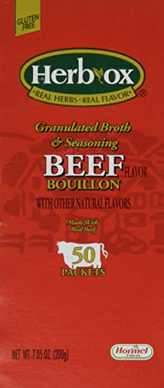 Hormel Herb Ox Beef Bouillon 50 Packets