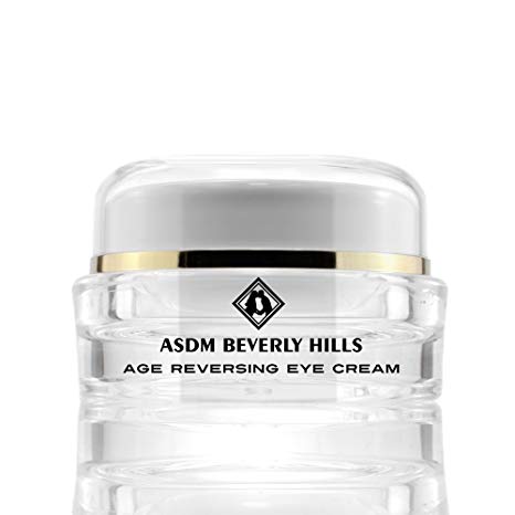 ASDM Beverly Hills Age Reversing Eye Cream 0.67 Ounce|20 ML, Reducing Fine Lines, Wrinkles, Restore Elasticity, Firmness. Best Day and Night Anti-Aging Eye Cream