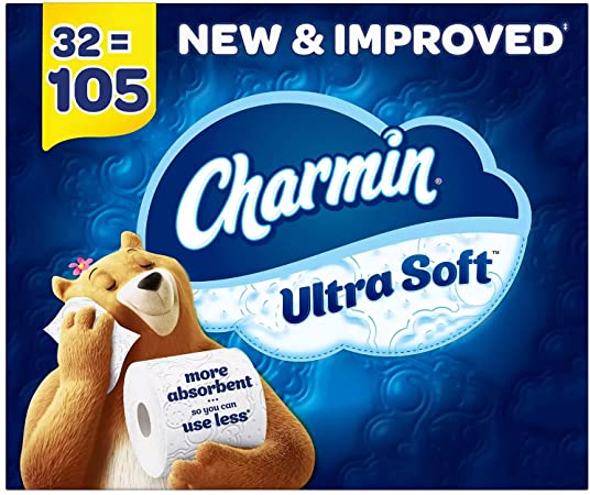 Charmin Ultra Soft Toilet Paper Super Plus Rolls (201 Sheets/roll, 32 Rolls)
