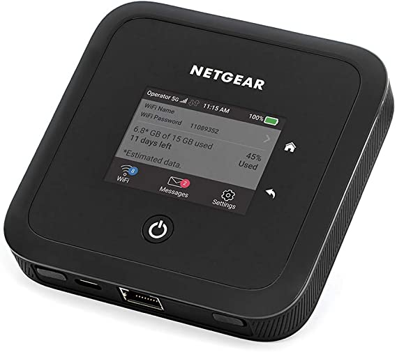 NETGEAR Nighthawk M5 Mobile Router with WiFi 6 (MR5200) – Ultrafast 5G | Connect up to 32 Devices | Secure Wireless Network Anywhere | Unlocked For All Major Mobile Providers