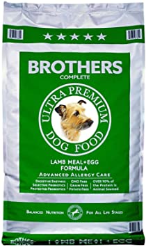 Brothers Complete Lamb Meal And Egg Advanced Allergy Formula, 25-Pound