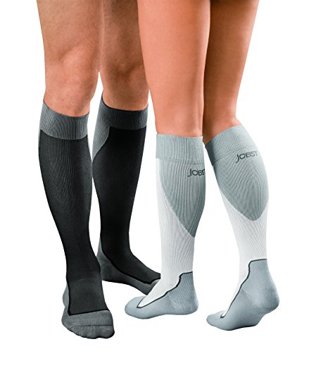 New Jobst Sport Compression Knee High Socks 20-30 mmHg Grey (Small)