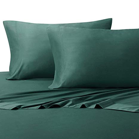 Royal Hotel ABRIPEDIC Tencel Sheets, Silky Soft and Naturally Pure Fabric, 100% Woven Tencel Lyocell Sheet Set, 4PC Set, King Size, Teal