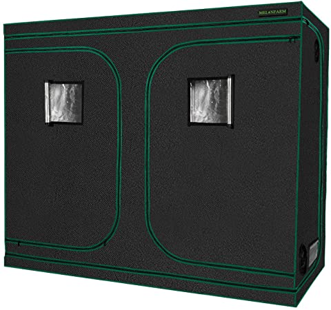 MELONFARM Grow Tent 96"x48"x80''Reflective 600D Mylar Hydroponic Grow Tent with Observation Window, Floor Tray and Tool Bag, for Grow Light and Indoor Plant Growing