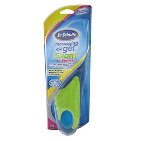 Dr Scholls Massaging Gel Sport Replacement Insoles for Womens