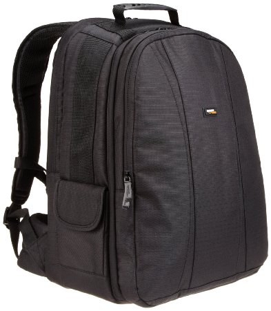 AmazonBasics DSLR and Laptop Backpack - Gray interior