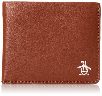 Original Penguin Men's Printed Single Fold Wallet