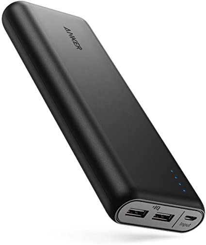 Anker PowerCore 20100 - 20000mAh Ultra High Capacity Power Bank with Powerful 4.8A Output, PowerIQ Technology for iPhone 7/6s/SE, iPad and Samsung Galaxy S8/S7 and More (Black)