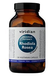 Viridian -MAXI POTENCY Rhodiola Rosea Root Extract - 150 Vegetarian Capsules