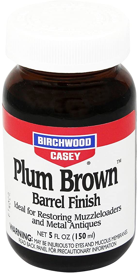 Birchwood Casey 14130 Plum Brown Barrel Finish, 5-Ounce