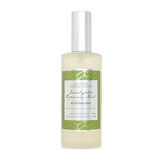 Natural Inspirations Eucalyptus Rosemary Mint Dry Oil Body Spray