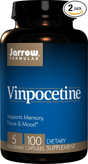 Jarrow Formulas Vinpocetine 100 Capsules Pack of 2