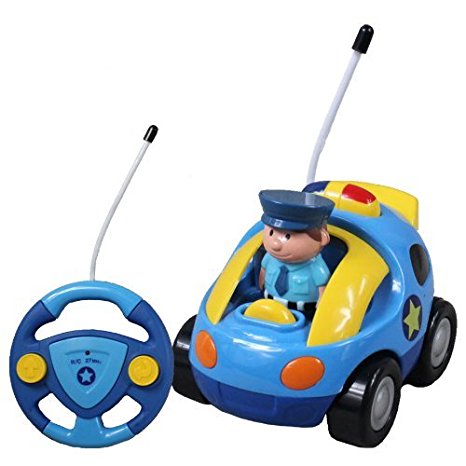 Holy Stone Cartoon R/C Police Car Remote Control Toys for Toddlers