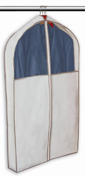 Pro-Mart DAZZ Gusseted Suit Garment Bag, Beige