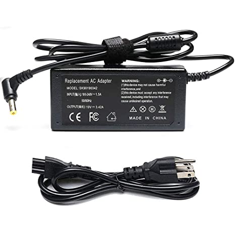 65W AC Adapter Laptop Charger Replacement for Toshiba Satellite C55 C55D C55T C655 C655D C675 C855 C855D L55 L655 L675 L745 L755 L775D L855 P755 P845T P855 P875 Portege Z30 Z930 Z830 Power Supply Cord