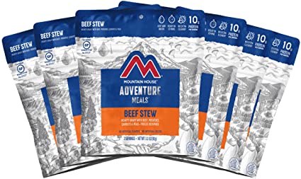 Mountain House Beef Stew | Freeze Dried Backpacking & Camping Food | Survival & Emergency Food | Gluten-Free