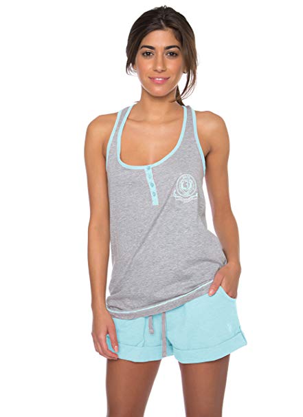 U.S. Polo Assn. Womens Pajama Sets Racerback Tank and Shorts Sleepwear PJs Set