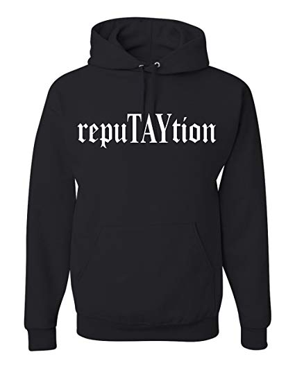 Freedomtees RepuTAYtion Unisex Hooded Sweatshirt Black