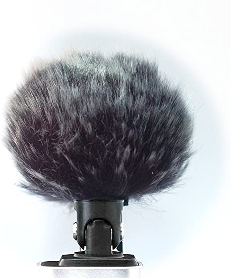 Furry Cover Windscreen Windshield Muff Compatible for SHURE MV88 Microphone