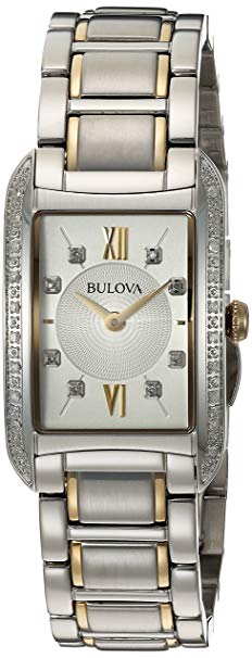 Bulova Women's Quartz Stainless Steel Casual WatchMulti Color (Model: 98R227)