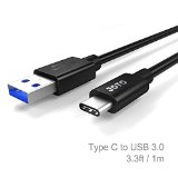 USB 31 Type C Cable JOTO USB-C 31 Type-C Male to Standard USB 30 Type A Male Charging Cable Data Cable for Apple New MacBook Chromebook Pixel Nokia N1 and Other Type-C Devices Black 33ft1M