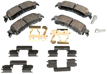 ACDelco 171-668 GM Original Equipment Rear Disc Brake Pad Kit with Brake Pads, Clips, and Bolts