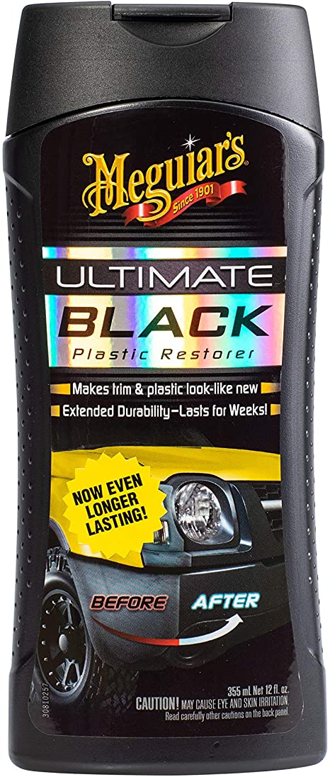 MEGUIAR'S G15812 Plastic Restorer Black 12 oz.