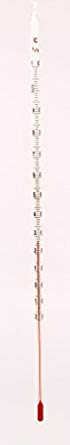 SEOH Thermometer Red Spirit Total Immersion -20 to 110C Single Scale