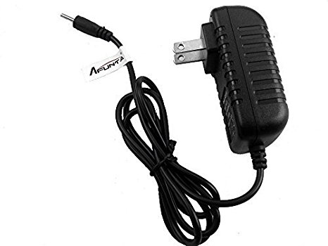 AFUNTA DC 5V 2A/2000mah AC Power Adapter Wall Charger for Android Tablet PC MID eReader with Round 2.5mm Jack US Plug - Black