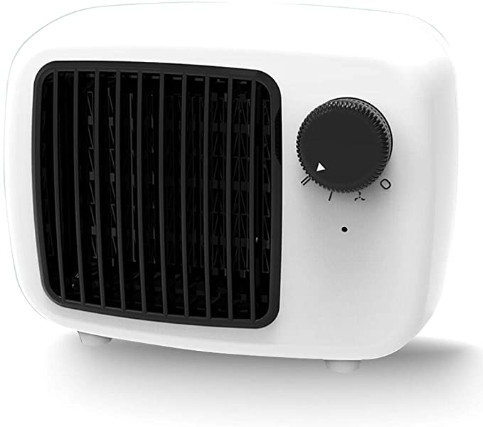 Space Heater,900W Electric Heaters Small Portable Fast Heating Ceramic Desk Heater With Overheat Protection,Tip-Over Protection For Office,Bedroom and Indoor Use (white)
