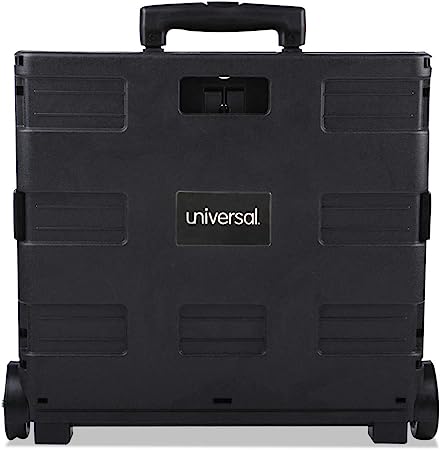 Universal Collapsible Mobile Storage Crate, 18 1/4"x15"x18 1/4" to 39 3/8", Black (14110)