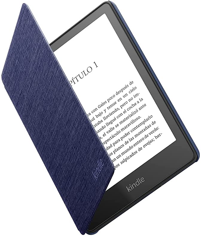 Funda de tela para Kindle Paperwhite de Amazon | Compatible con el Kindle Paperwhite de 11.ª generación (modelo de 2021), Azul Marino