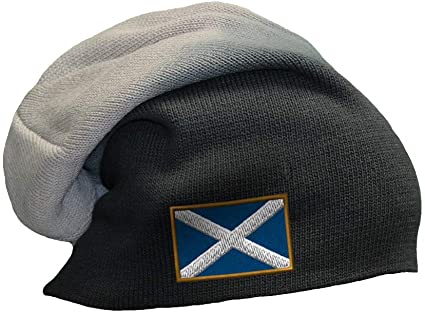 Speedy Pros Slouchy Beanie for Men Scotland Embroidery Winter Hats Cotton Women Skull Cap