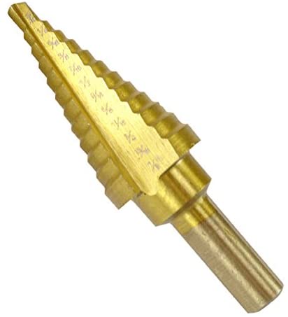 Neiko 10185A Titanium Step Drill Bit, 3/16"