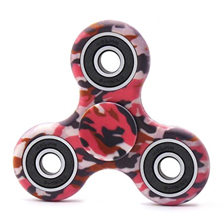 Fidget Spinner Toy Stress Reducer, Fingertip gyro with New Bearing Good for ADD, ADHD, Anxiety Multipurpose convenient EDC Focus Toy (Camouflage)