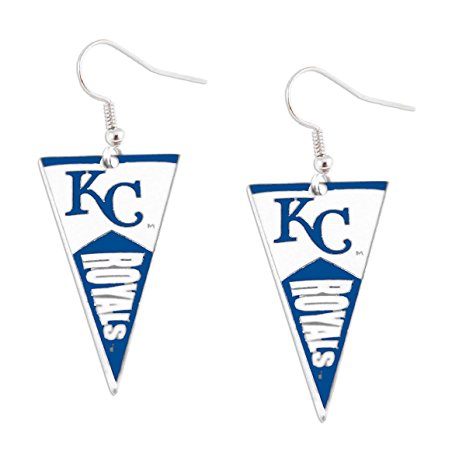 MLB Kansas City Royals Pennant Dangle Earring Set