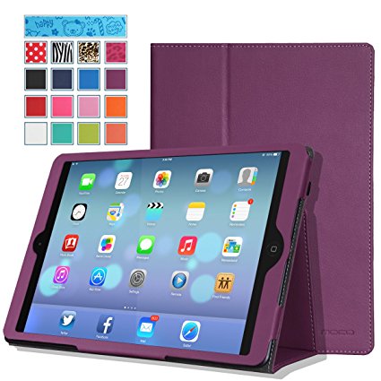 MoKo Apple iPad Air Cover Case - Slim Folding Case for Apple iPad Air / iPad 5 9.7 Inch 2013 Tablet, PURPLE (With Auto Wake / Sleep, Not fit iPad Air 2)