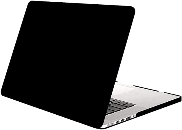 MOSISO Compatible with MacBook Pro 13 inch Case 2015 2014 2013 end 2012 Older Version (Models: A1502 & A1425) with Retina Display, Protective Plastic Hard Shell Case Cover, Black