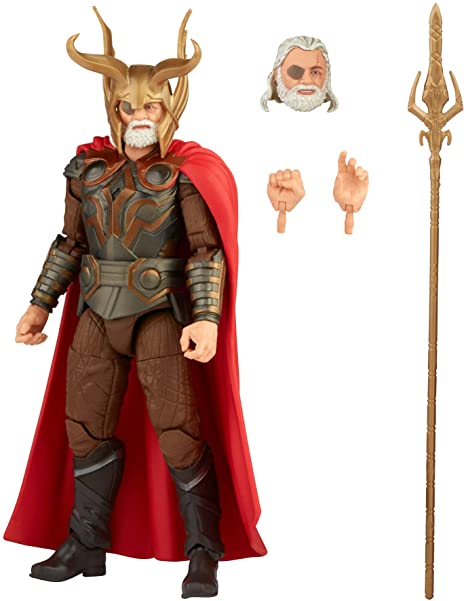 Marvel Hasbro Legends Series 6-inch Scale Action Figure Toy Odin, Infinity Saga Character, Premium Design, Figure and 4 Accessories