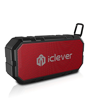 iClever BoostSound IPX5 Splashproof Outdoor Speakers,Portable Bluetooth Speaker with Mic for iPhone