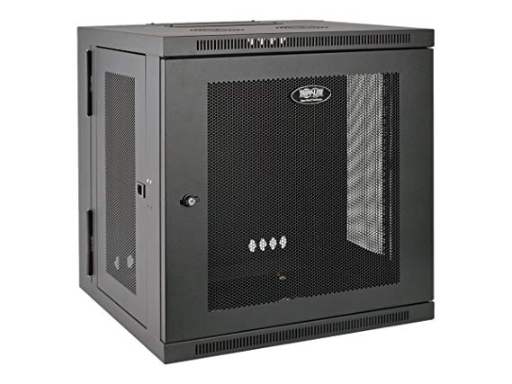 Tripp Lite 12U Wall Mount Rack Enclosure Server Cabinet, Hinged Back, 24.5 in. Deep, UPS-Depth (SRW12USDP)